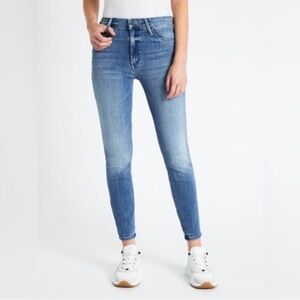 Mother The Looker Ankle Skinny Jeans in We The Animals Wash 29